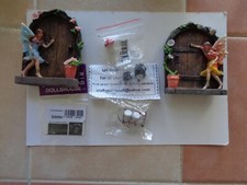 Two Fairy Doors,  Magical Garden or Doll`s House extras, Doll`s newspapers