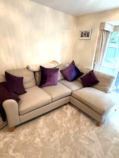 Laura Ashley Corner Sofa & Foot Stool RRP £2300