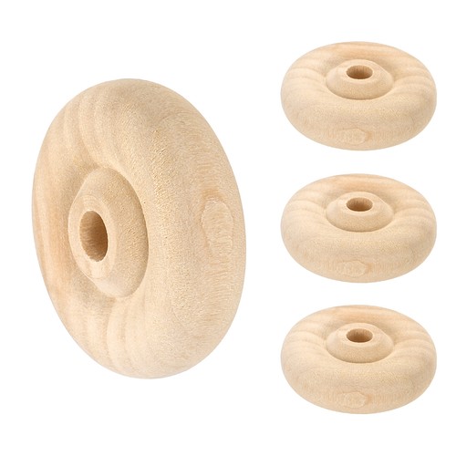 Slab wooden wheels dia - wooden, 1-1/2"