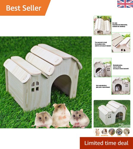 Comfortable wooden hamster - comfortable,