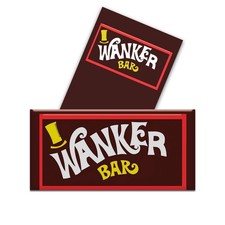 2 x Wanker Bar Funny Chocolate