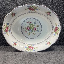 Lovely Rare Royal Albert Petit Point Serving Bowl - 9 x 7.5" +2" deep