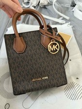 NWT Michael Kors Mercer XS Logo and Leather Crossbody Bag