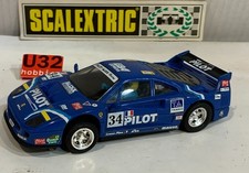 Slot Car SCX Scalextric Exin Tyco 8348.09 Ferrari F40 #34 Pilot