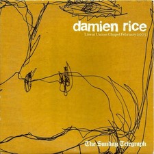 Damien Rice – Live At Union Chapel February 2003  - Music CD - N/Paper