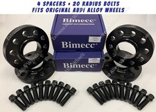 Black Wheel Spacers 12mm 20mm