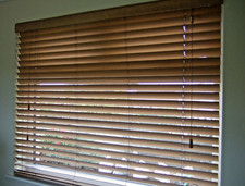 Venetian blinds USED, 50mm wood slats. 4 different sizes - see description