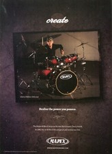 2006 Print Ad of Mapex M Birch Series Drum Kit w Liberty DeVitto of Billy Joel