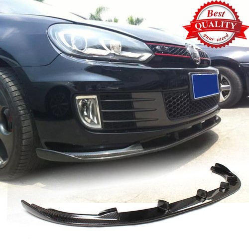 Carbon fiber front bumper lip - front,