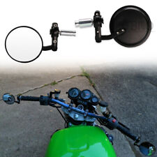 Round 7/8" Handle Bar End Rearview Mirrors For Kawasaki Ninja ZX705R Z1000 Z900