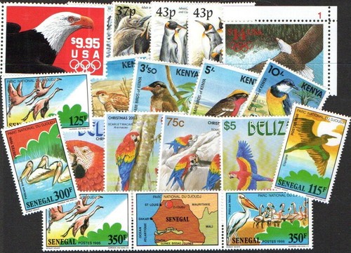 Bird stamp sets unmounted - stamp,