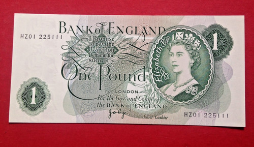 Qeii bank england 1 one - qeii, £1