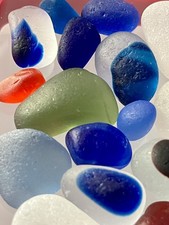 Lovely Collection of Seaham Sea Glass & Multis in Display Frame 