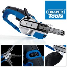 400W Mini Belt Sander 13mm Power Belt Finger File Variable Speed Draper 56490