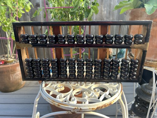 Chinese abacus suanpan vintage - abacus,