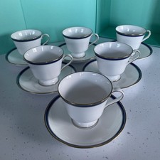6 x Spode Lausanne Footed Tea