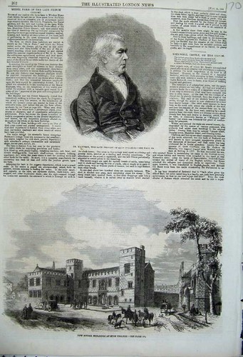 Old antique print 1862 - old,