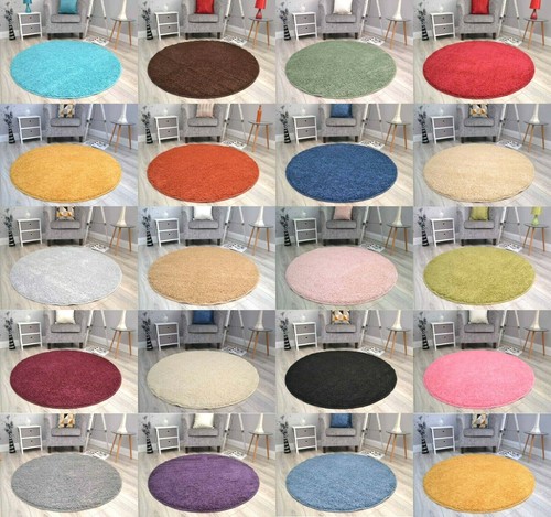 Circular circle shaggy rugs - circular,