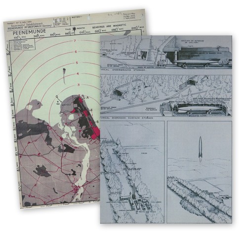 Two hardback war - maps, german