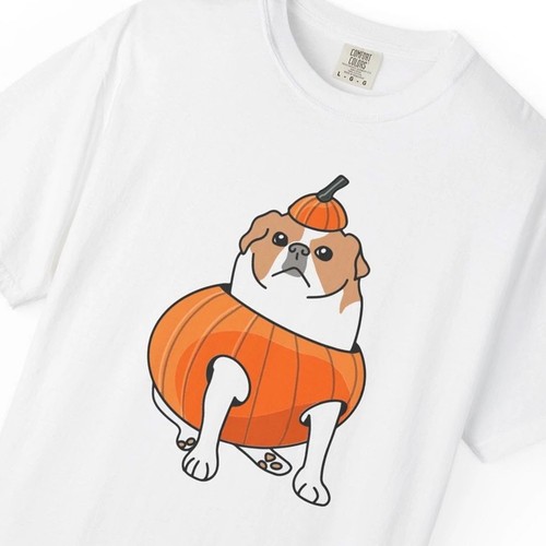 Pumpkin dog original doodle - dog,