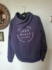 Jack Wills Very Thick Fleece Lined Hoodie Size Small Immaculate Condition