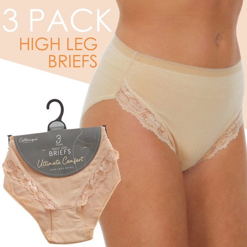 Ladies high leg - ladies, briefs