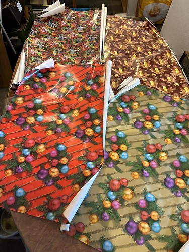 Vintage christmas wrapping - vintage,