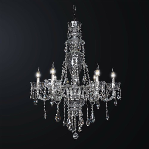 Classic crystal chandelier - crystal,