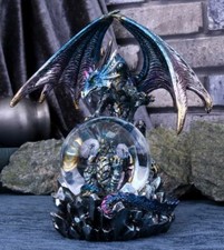 Blue Mother and Baby Dragon