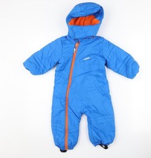Decathlon Blue Unisex Baby Snowsuit, 18 Months, Puffer Jacket