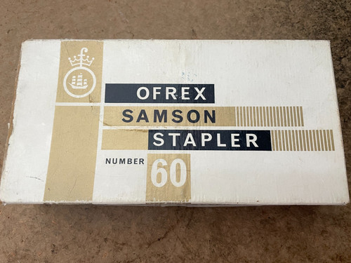 Vintage ofrex stapler - vintage, model