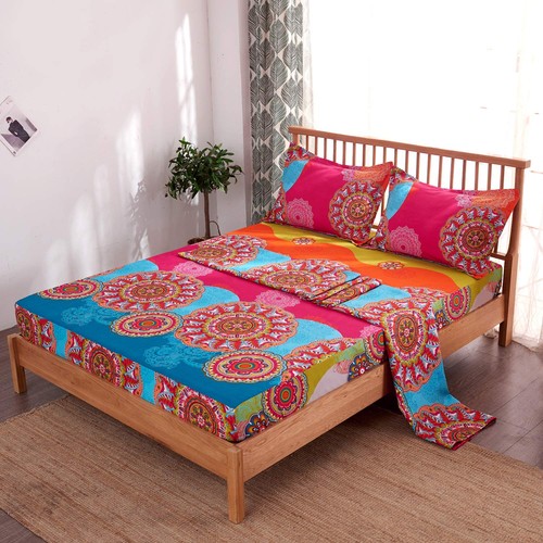 Bohemian retro bedding sheet - bedding,