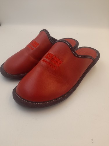 Nordikas red leather mule - nordikas,