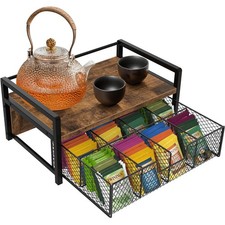 Homode Tea Bag Organizer, Wood
