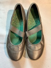 Clarks Active silvery bronze Shoes Elastic Strap, Mary Jane style  UK 7.5