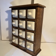 Wooden Spice Rack Chest 12