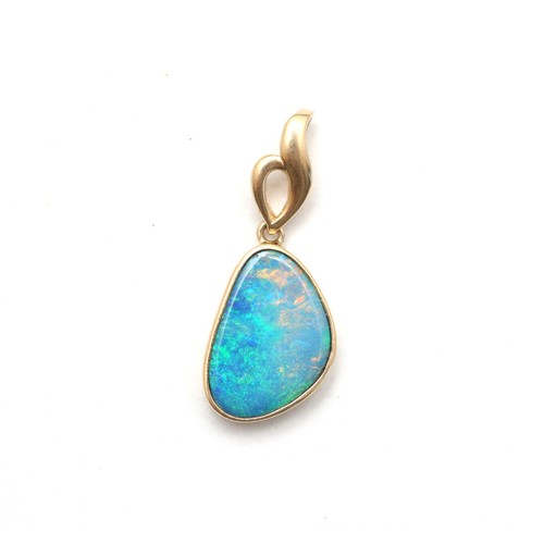 14k boulder opal - boulder,