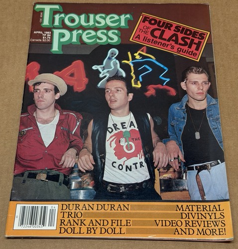 Trouser press magazine - press, april