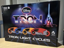 Tron Four Pack Light Cycles 1st Generation Eaglemoss Hero Collector Disney LTD