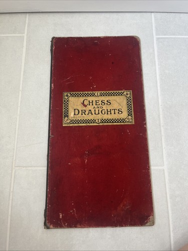 Vintage chess and - chess, draughts