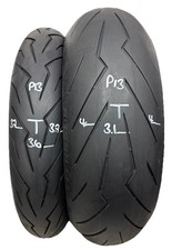 Pirelli Diablo Rosso III  120/70zr17 & 190/55zr17 Pair Part Worn Tyres P13