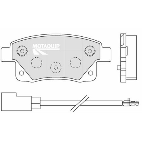 Brake pads set - set, ford