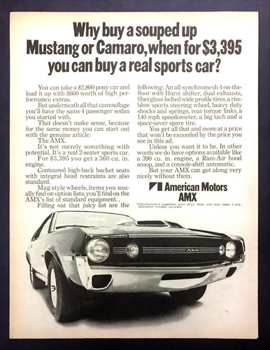 1970 amc amx - amc, 2-seater