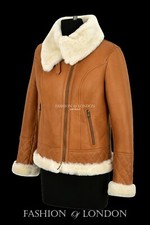 Ladies Sheepskin Jacket White