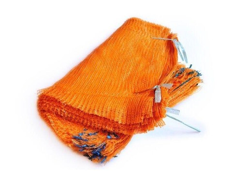 Orange net sacks 35cm - net, x