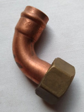 Yorkshire Plumbing 15mm Copper Bent Tap Connector, Solder RIng, Set of 5