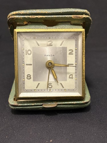 Vintage travel clock with - vintage,