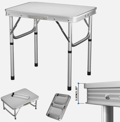 Folding camping table - folding,