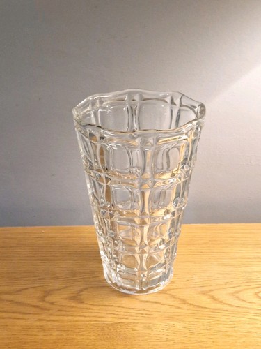 Tall glass vase vintage - ,
