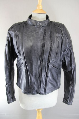 Dynamic leathers black biker - leathers,